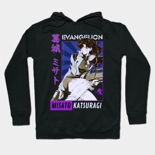 Misato Katsuragi | Anime Fan Art  | IKIGAISEKAI Hoodie